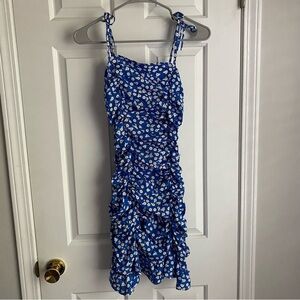 SHEIN Blue Daisy Dress XS